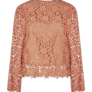Alice + Olivia Floral Lace Blouse